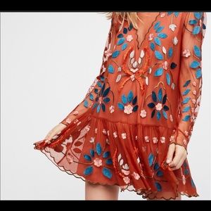 Free people dress hearts are wild